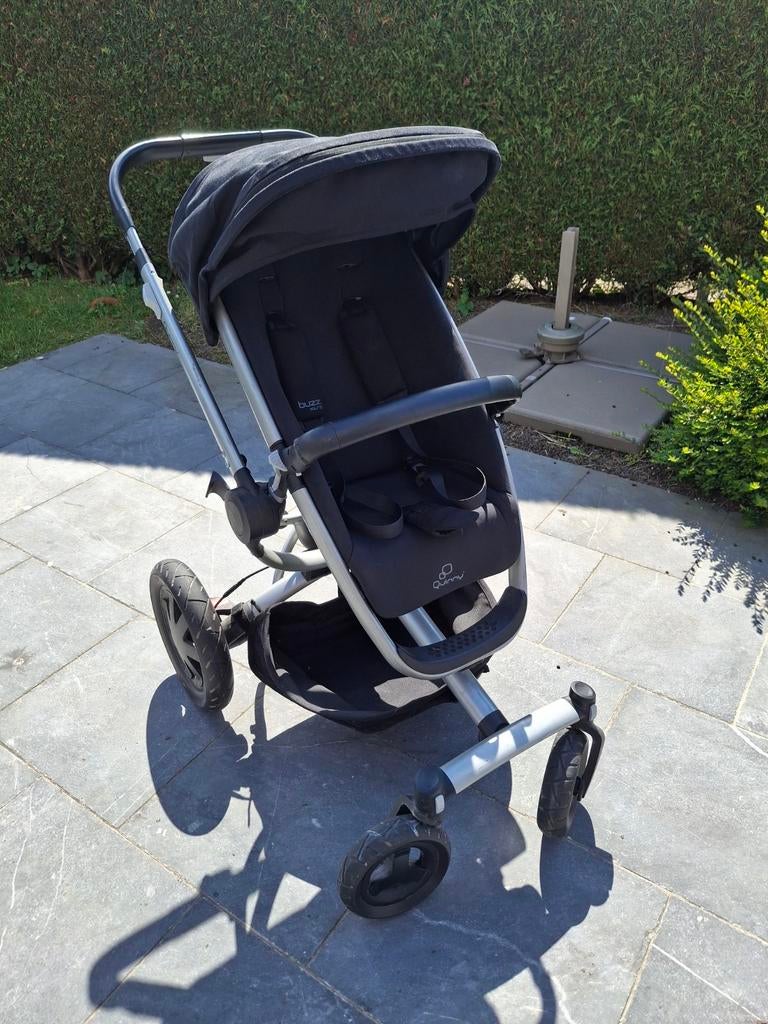 Quinny buggy met draagmand, Kinderen en Baby's, Kinderwagens en Combinaties, Gebruikt, Combiwagen, Quinny, Met reiswieg, Verstelbare duwstang