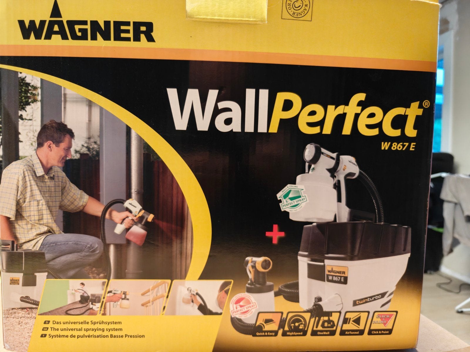 Verfspuitsysteem Wagner W 867 E, Enlèvement, Comme neuf, Pulvérisateur de peinture ou Pompe à peinture