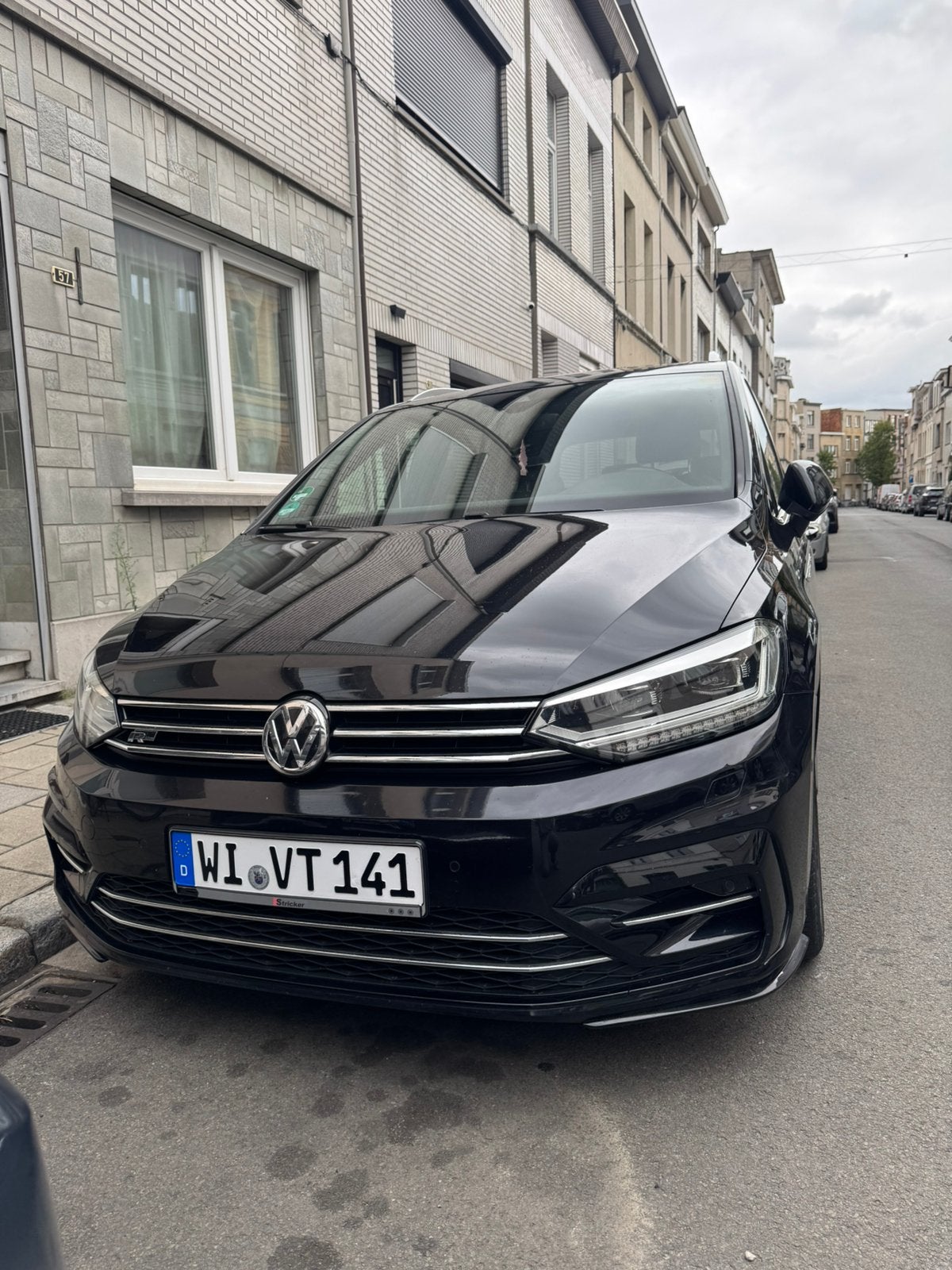 Volkswagen touran r.line, Auto's, Volkswagen, Leder, 5 deurs, Particulier, Te koop