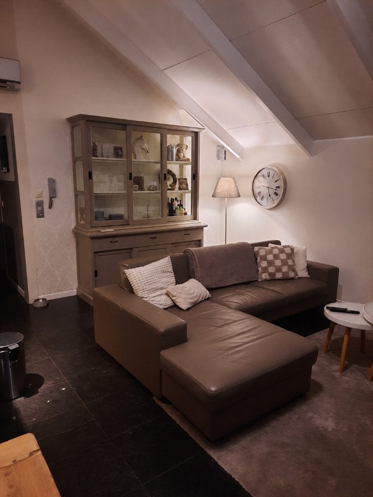 Mooi lederen salon Moet Dringend Weg, Ophalen, Gebruikt