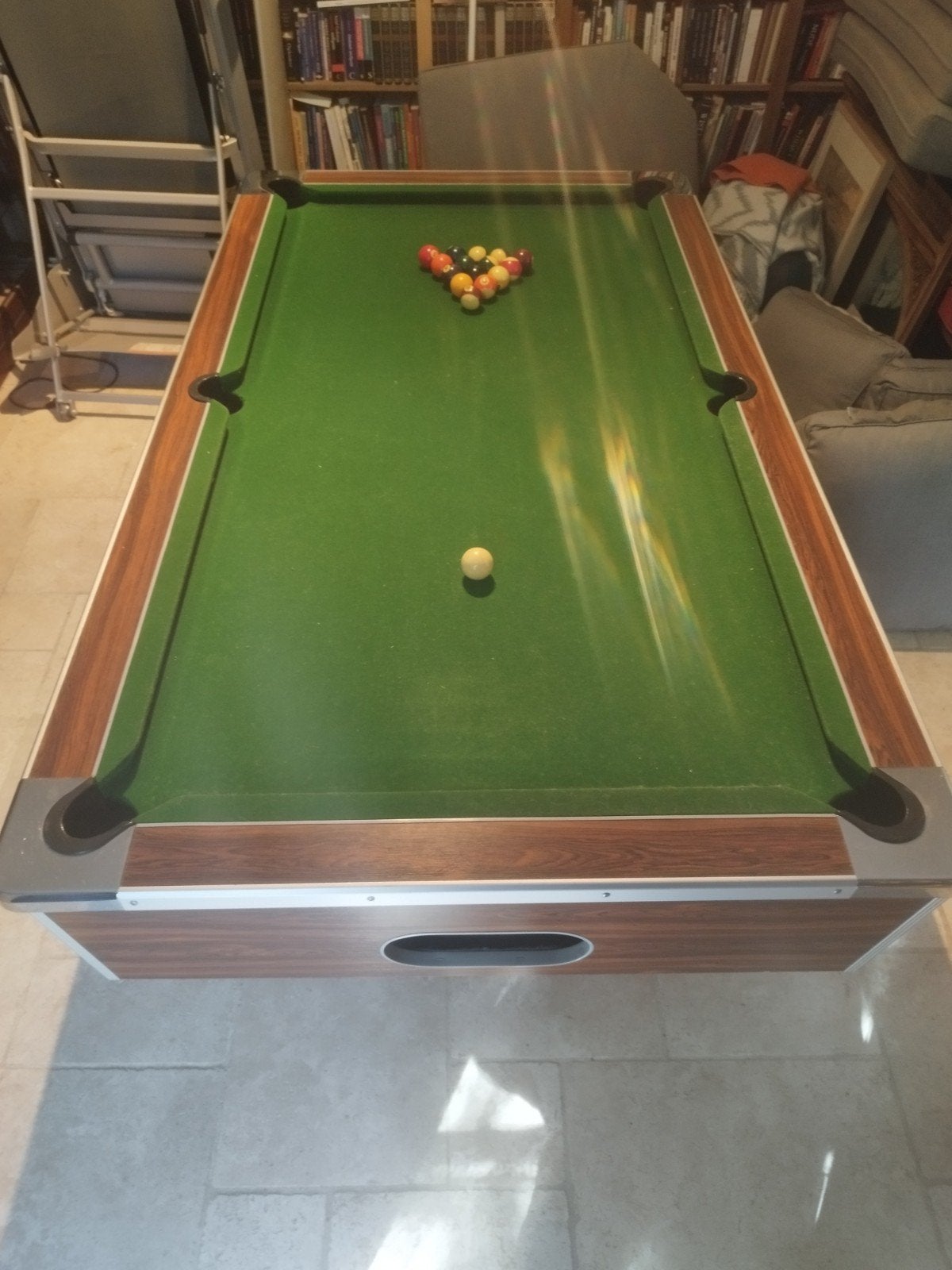 pool biljart, Ophalen, Pooltafel