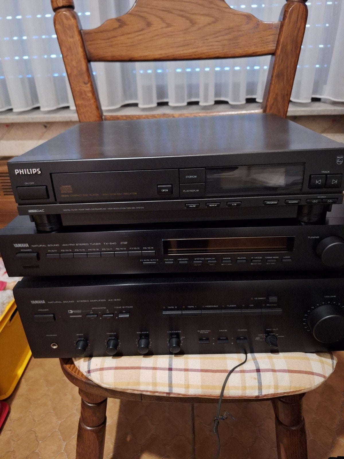 radio en versterker, Ophalen