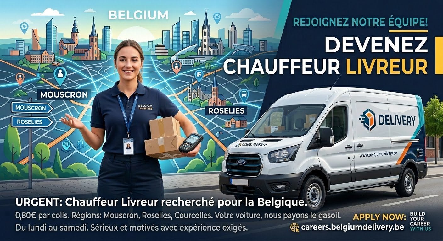 Cherche chauffeur livreur colis, À partir de 1 an