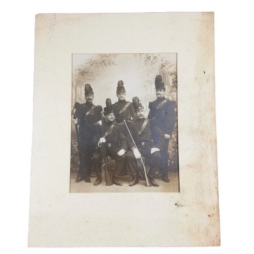 Garde Civique - photo de groupe, Collections, Objets militaires | Général, Armée de terre, Enlèvement ou Envoi