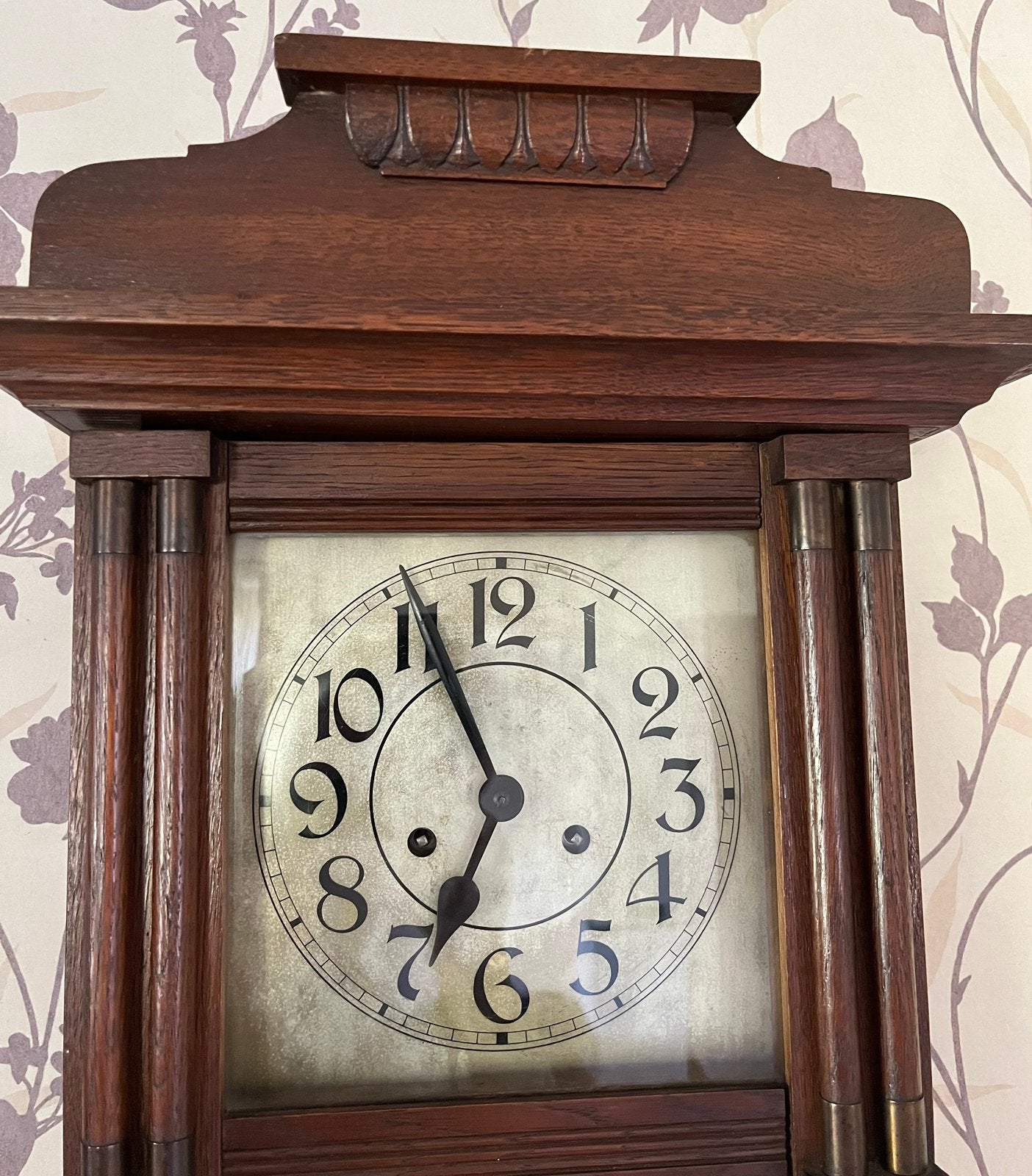 Horloge murale style Art Nouveau - état original très soigné, Enlèvement