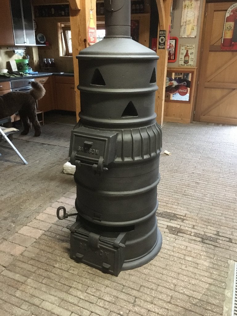 Kolenkachel en hout, Ophalen, Gebruikt