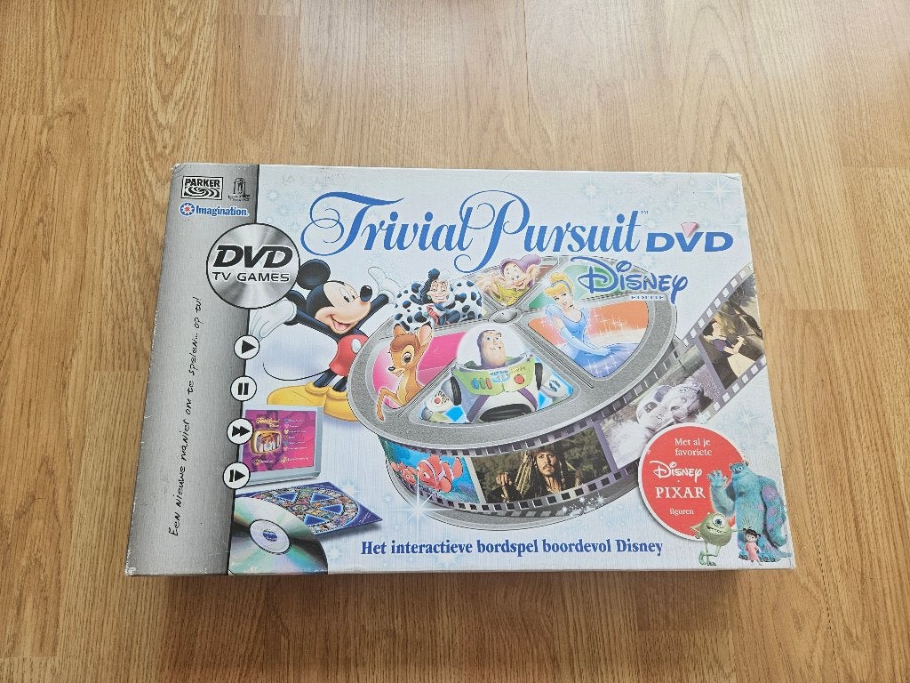 Trivial Pursuit DVD Disney editie Hasbro, 1 ou 2 joueurs, Enlèvement ou Envoi, Utilisé, Disney-Hasbro