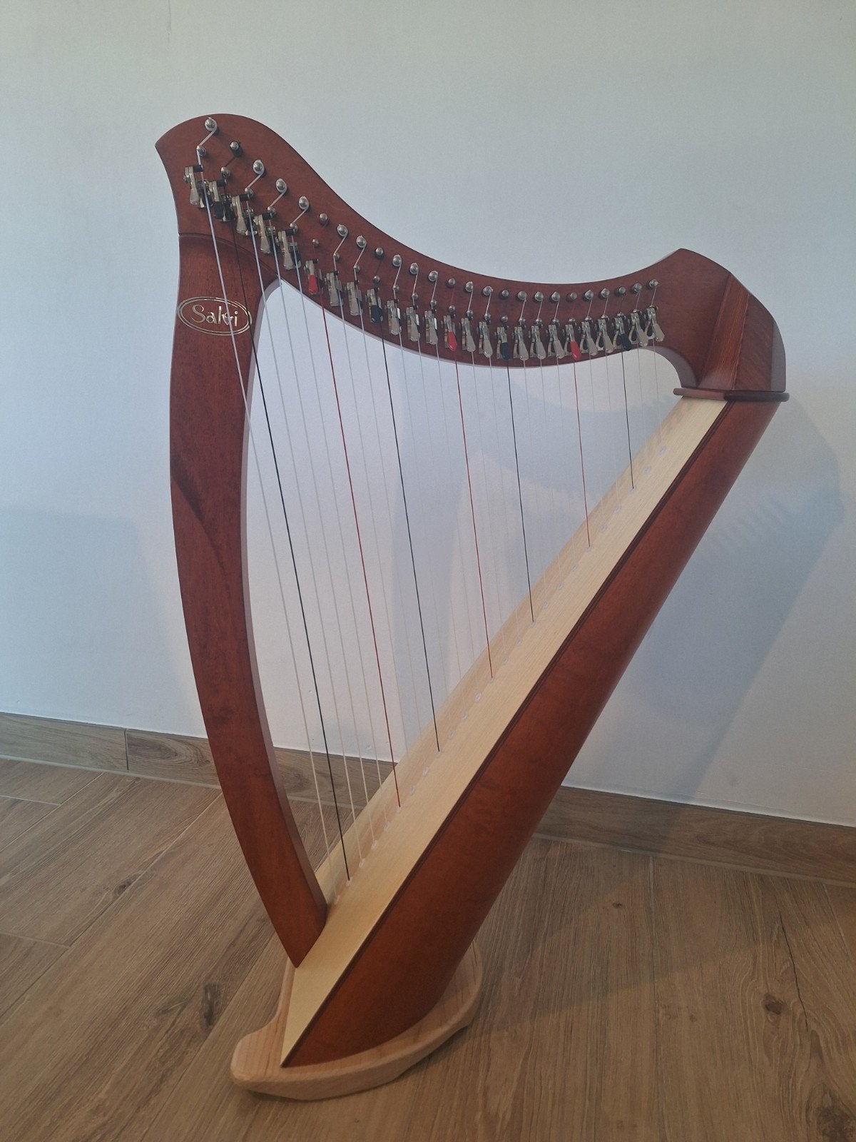 Salvi Juno 25 harp, Ophalen