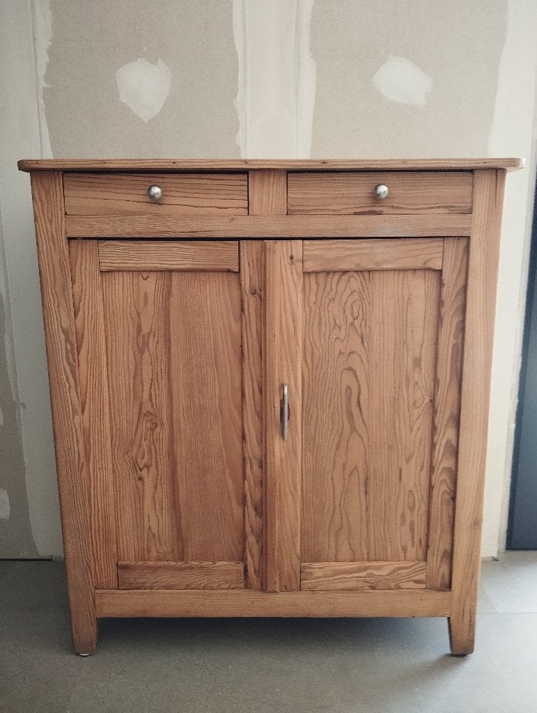 Grenen meubelstuk Parijs dressoir, Ophalen, Gebruikt, 100 tot 150 cm, Met lade(s)