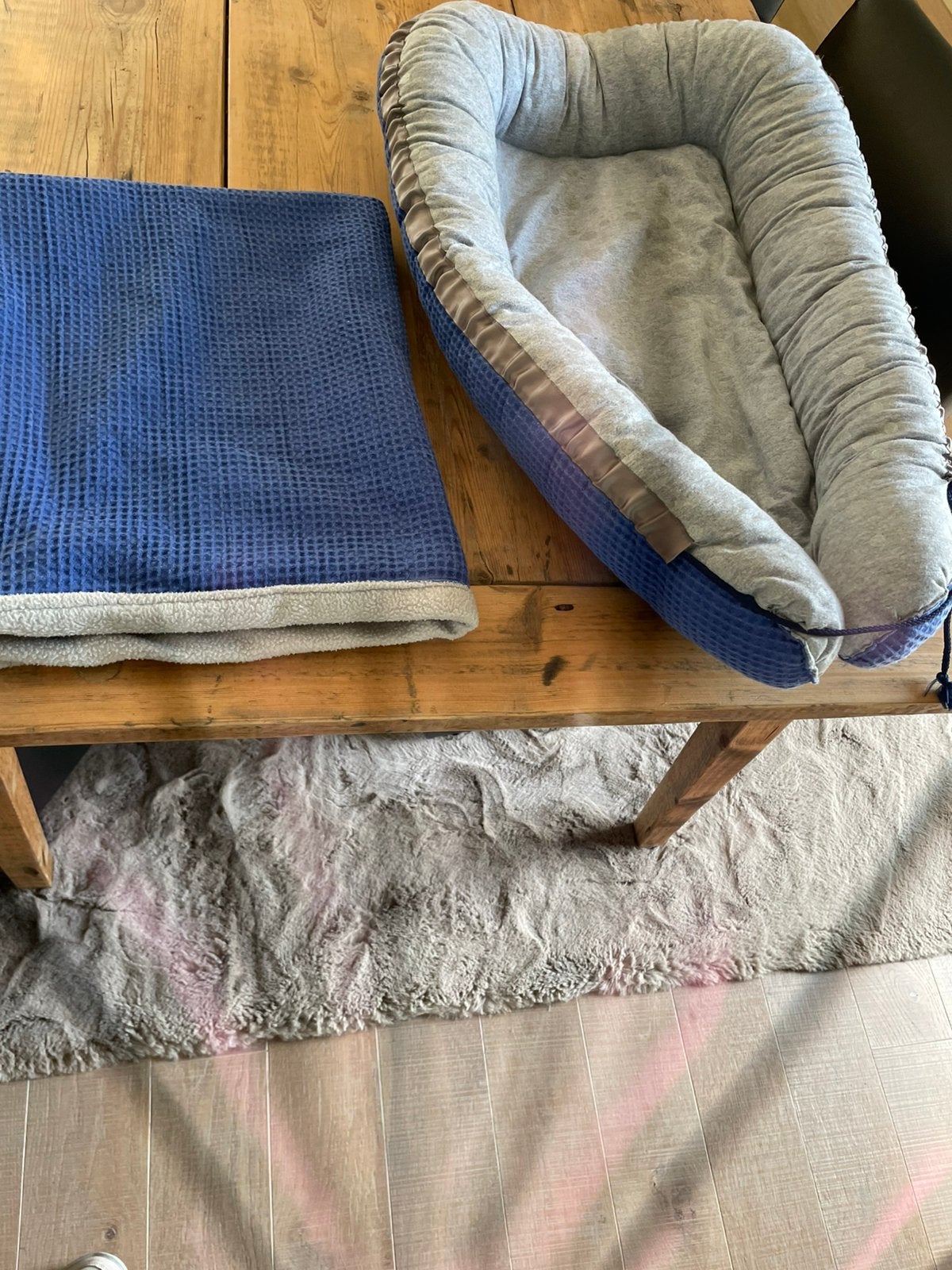 Babynestje en bijpassende dekentje, Ophalen of Verzenden, Zo goed als nieuw