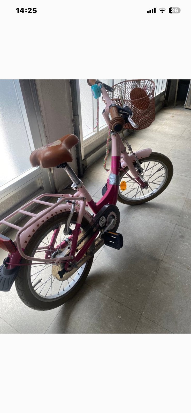 Meisjes fiets, Fietsen en Brommers, Fietsen | Kinderfietsjes, Ophalen of Verzenden, Zo goed als nieuw