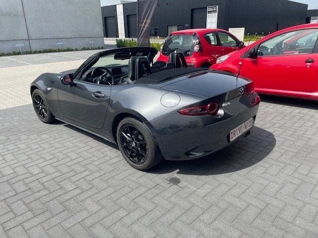Mazda MX5 1.5I ND Skyactiv, Leder, Sensoren+Camera, Topstaat, Achterwielaandrijving, 4 cilinders, Cabriolet, https://public.car-pass.be/vhr/972640ae-9d34-4c77-936d-624891c3dddf