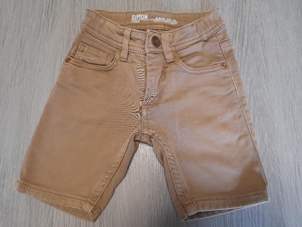 Beige jeansshort Simon JBC 104, Kinderen en Baby's, Kinderkleding | Maat 104, Broek, Ophalen of Verzenden, Zo goed als nieuw, JBC.