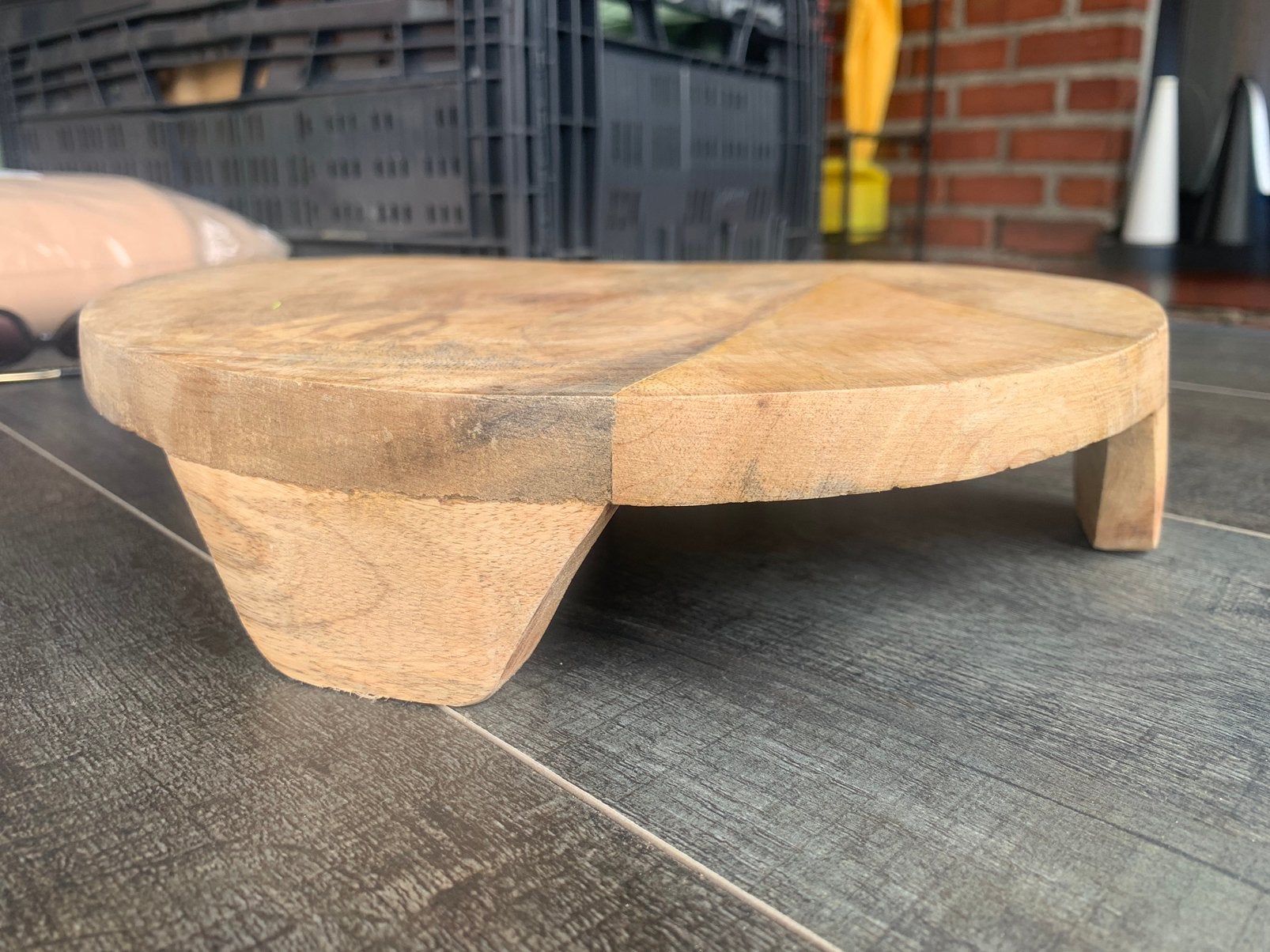 Decoratie houten plateaus / onderzetters, Doe-het-zelf en Bouw, Hout en Planken, Ophalen, Zo goed als nieuw