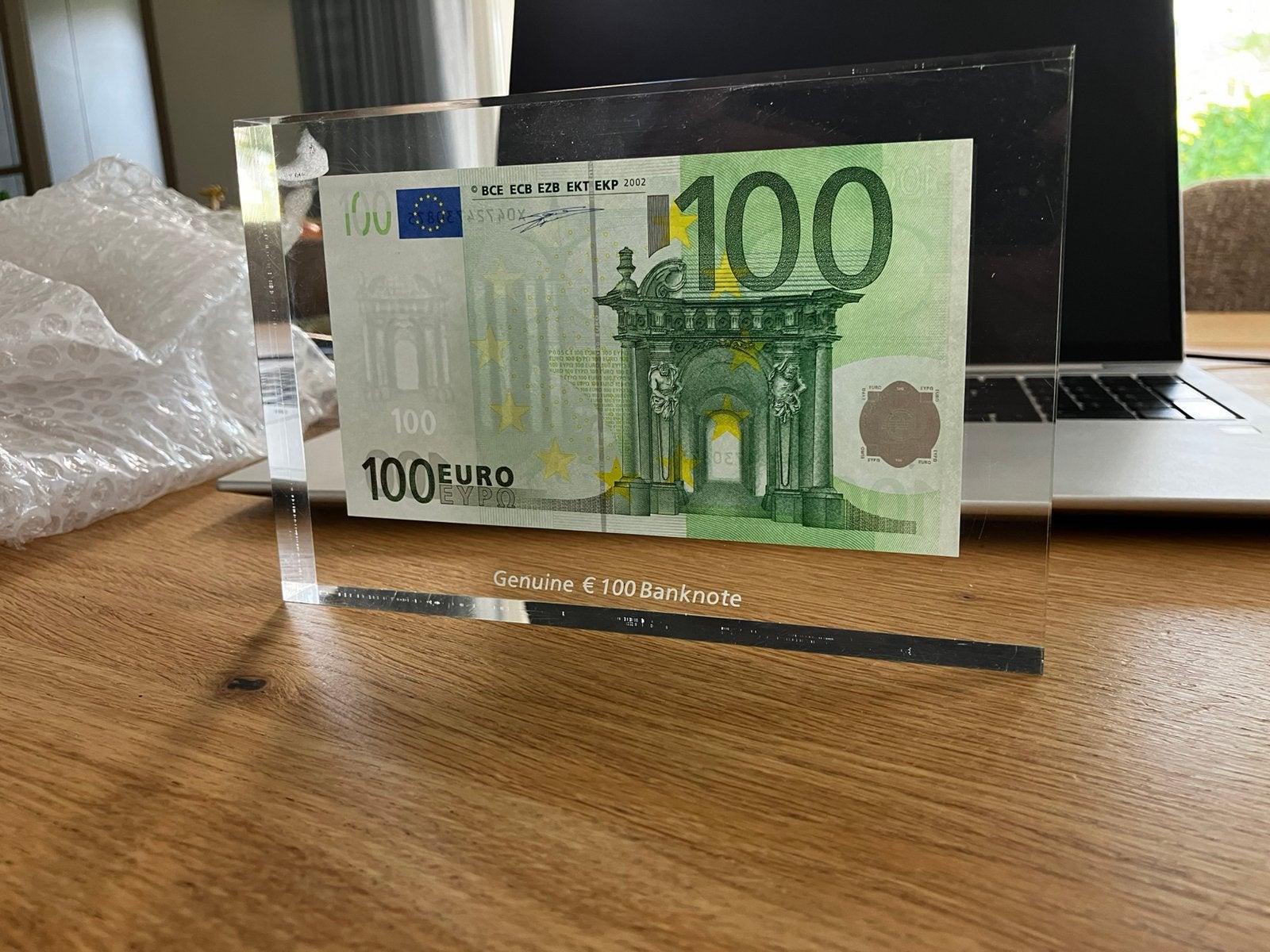 €100, - Duisenberg en plexiglas - Objet de collection unique, Enlèvement ou Envoi