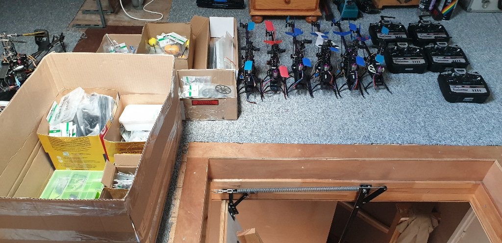 RC SPULLEN DOZEN VOL NIEUWSTAAT SCHOON EN GEBRUIKSKLAAR, Elektro, RTF (Ready to Fly), Helikopter, Ophalen of Verzenden