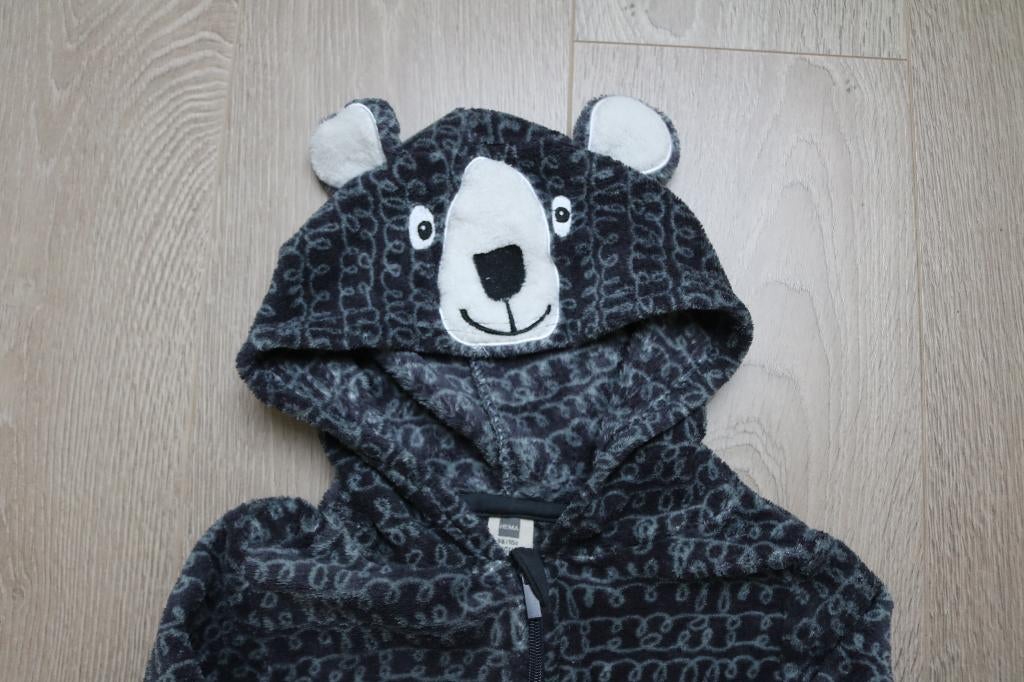 Onesie beer maat 98/104 (Hema), Ophalen, Nacht- of Onderkleding, Gebruikt, Jongen of Meisje