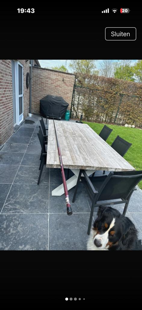 Vaste stok/ vishengel, Verzenden, Gebruikt, Vaste hengel