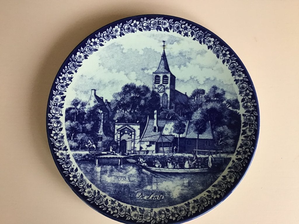 Bord, Ophalen, Zo goed als nieuw, Delftsblauw, Bord(en)
