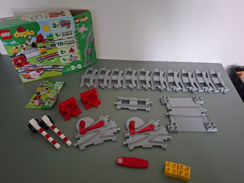 Duplo treinsporenset 10882, Kinderen en Baby's, Ophalen, Compleet, Zo goed als nieuw, Duplo