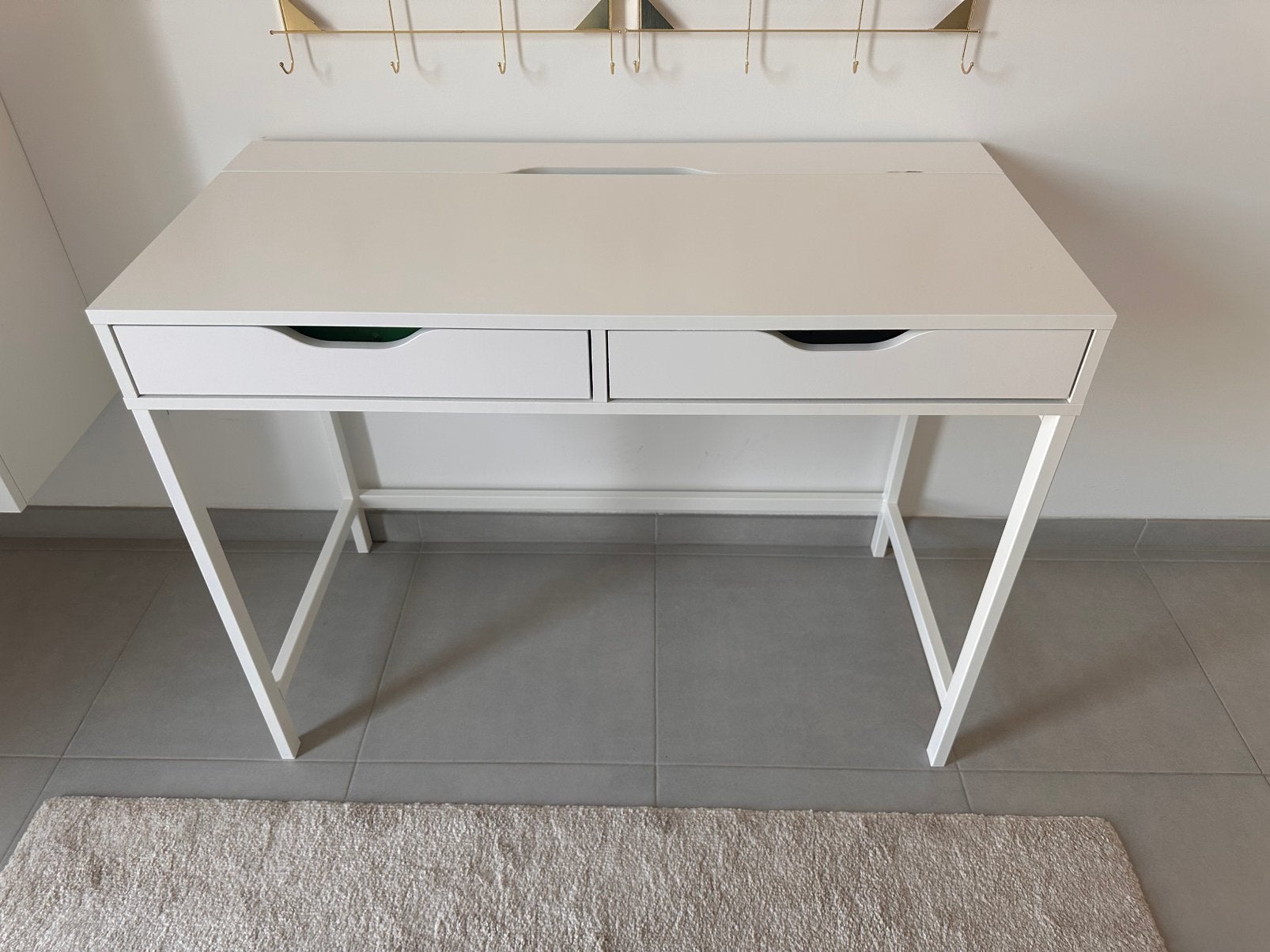 Bureau, Huis en Inrichting, Gebruikt, Scandinavisch, 132 cm, Ophalen of Verzenden