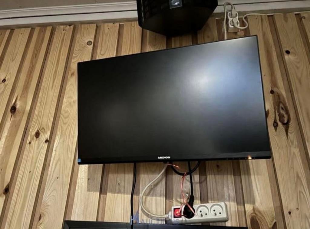 Moniteur Medion 24 pouces avec support mural - Full HD, TV, Hi-fi & Vidéo, Photo | Studio photo & Accessoires, Comme neuf, Enlèvement