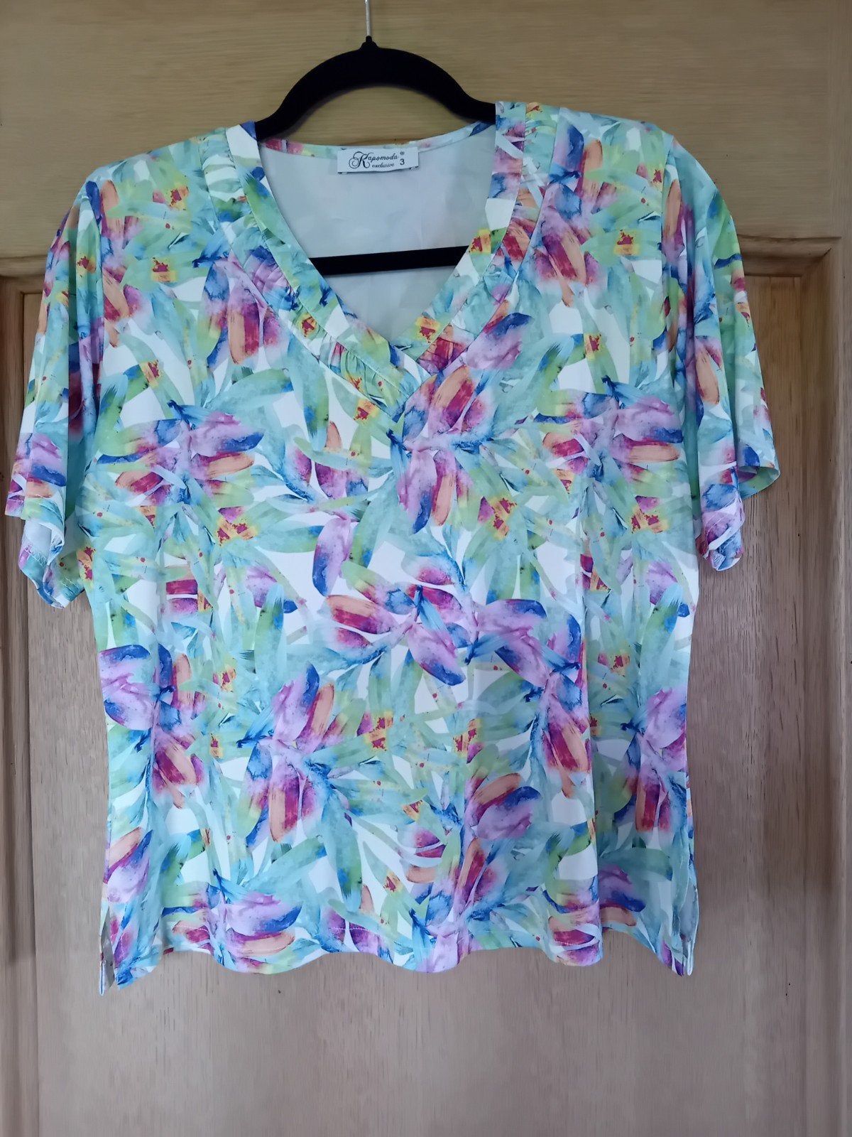 Blouse colorée T M Kapomoda, Ophalen
