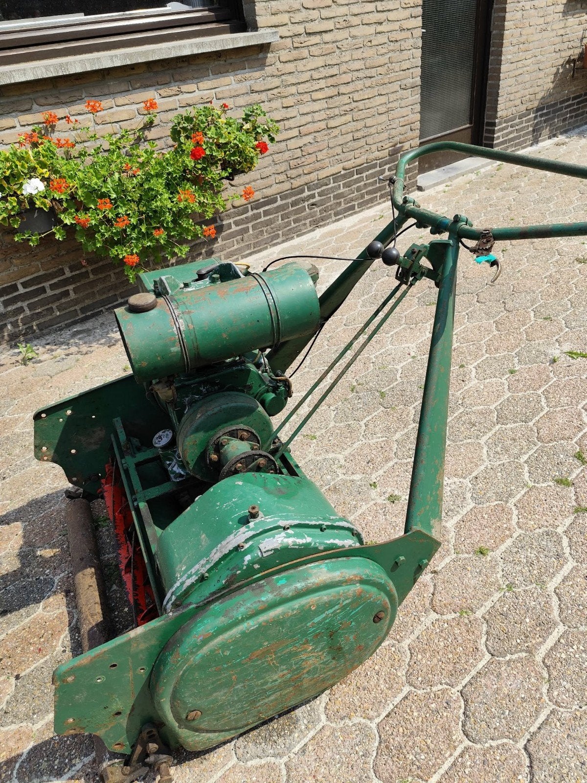 Grasmachine Ransomes Mastiff, Tuin en Terras, Ophalen