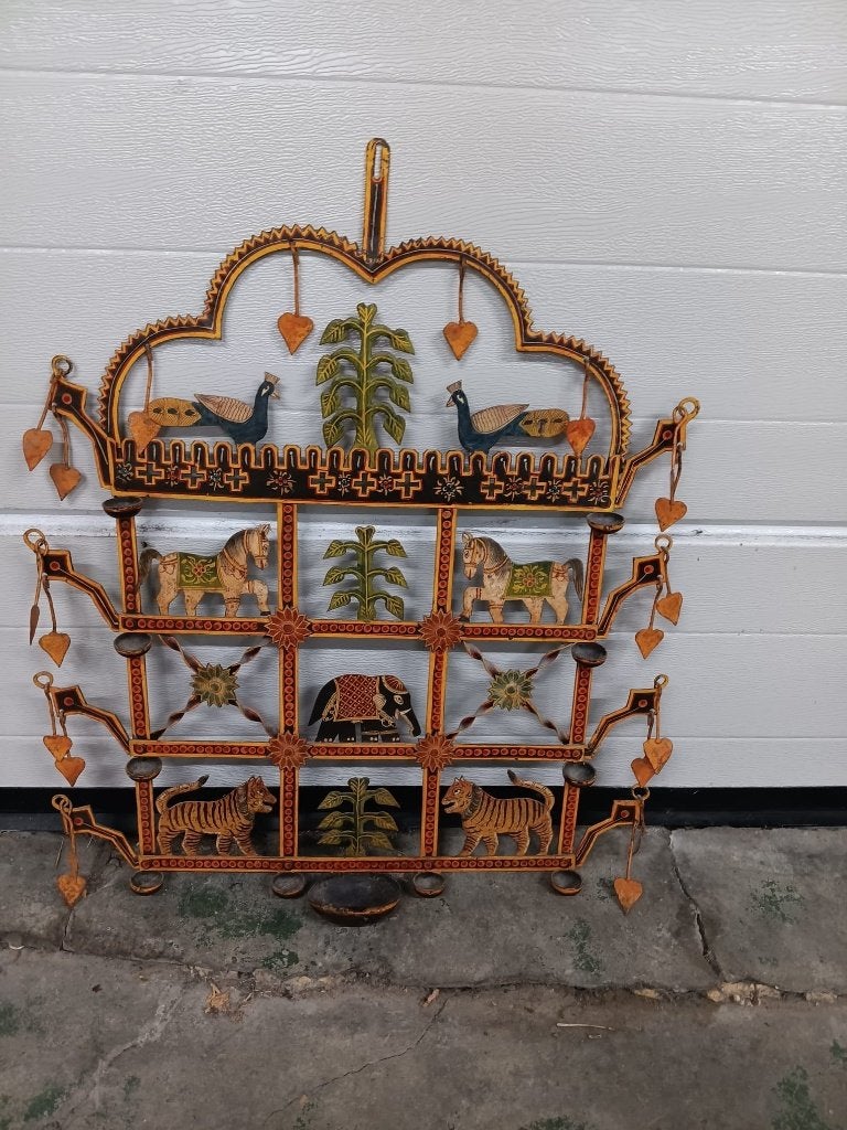 Décoration murale (Inde), Enlèvement, 80 cm, Objet de décoration, Utilisé