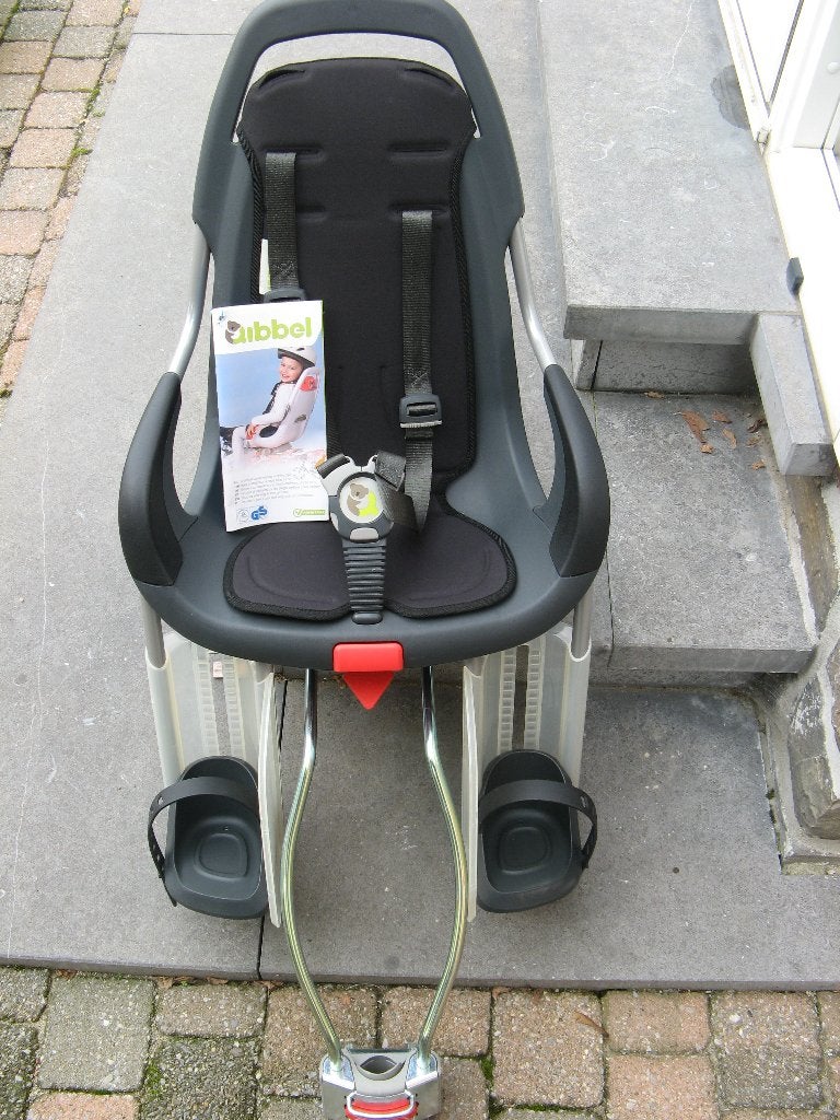 Qibbel fietsstoeltje (achter framebevestiging) zwart NIEUW!, Fietsen en Brommers, Ophalen, Nieuw, 22 t/m 36 kg, Achterzitje