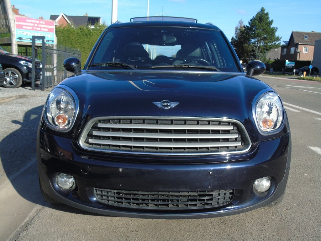 Mini CooperD Countryman 1.6d *07/2014 *Pano Dak*Airco*EURO 5, Cuir, Euro 5, 82 kW, Boîte manuelle
