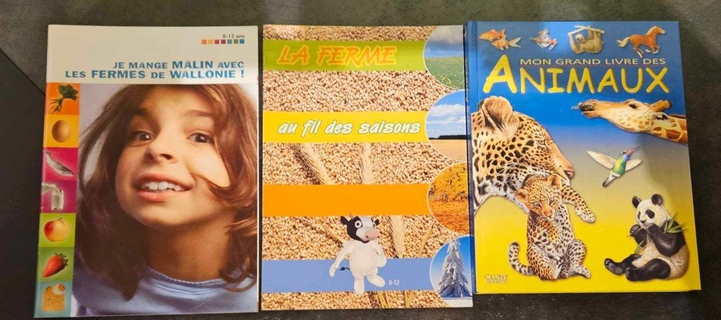 Lot 3 revues livre enfant animaux ferme, Enlèvement ou Envoi, Utilisé