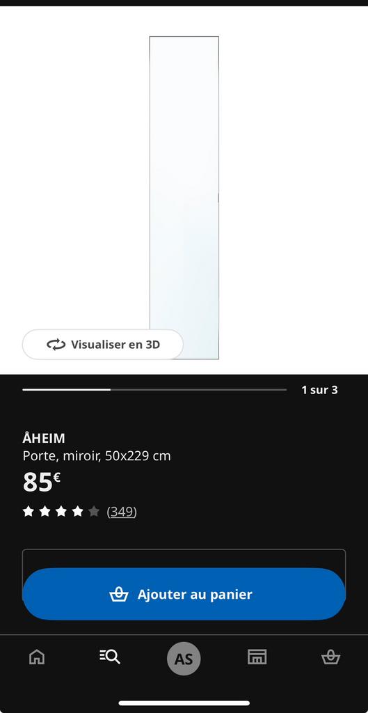 Porte miroir ikea, Enlèvement, Neuf