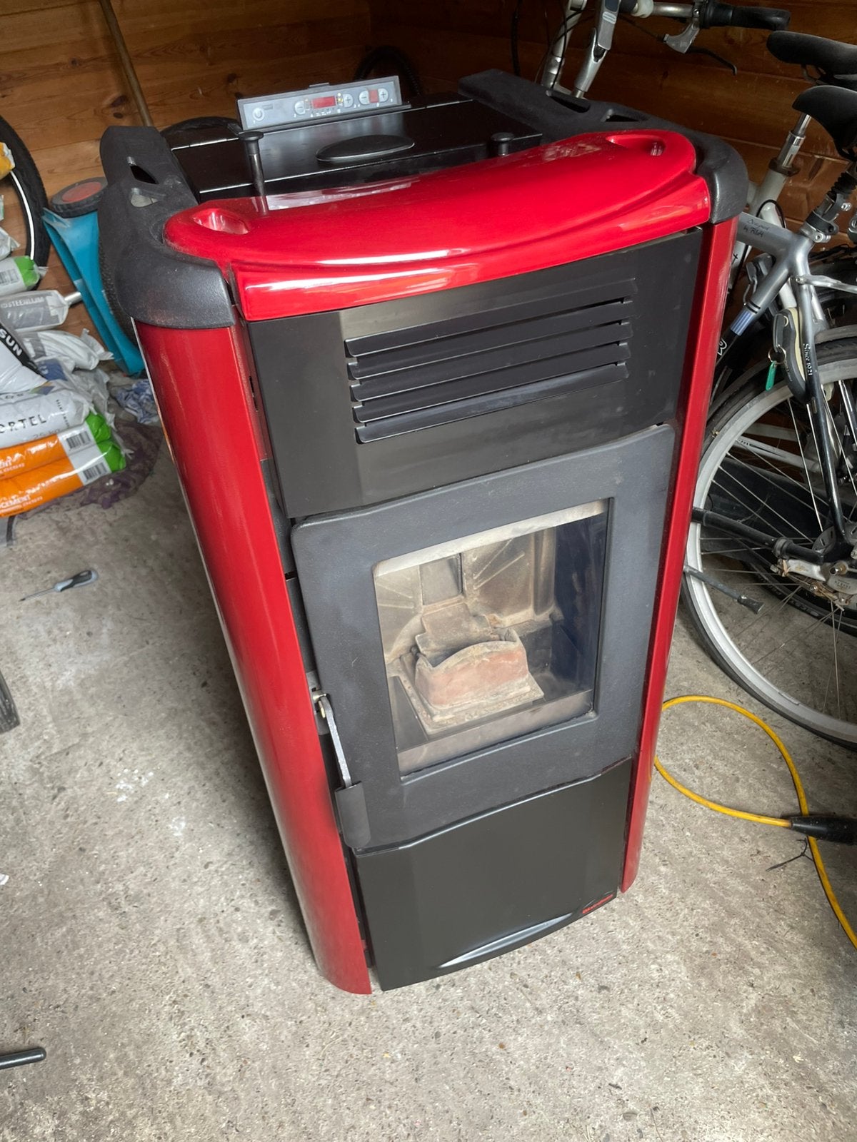 Te koop extraflame 10kw pelletkachel, Huis en Inrichting, Kachels, Ophalen, Zo goed als nieuw, Pelletkachel