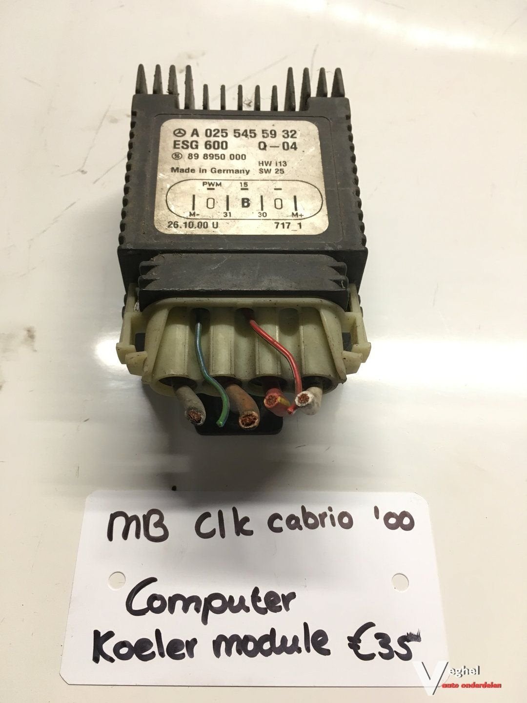Mercedes CLK Cabrio 2000 Koelvin Module A025 545 5932, -, Utilisé, -, -
