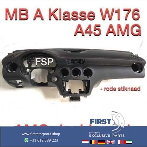 W176 AMG Dashboard A45 Mercedes A Klasse rode stiknaad 2018, Utilisé, -, -, Enlèvement ou Envoi