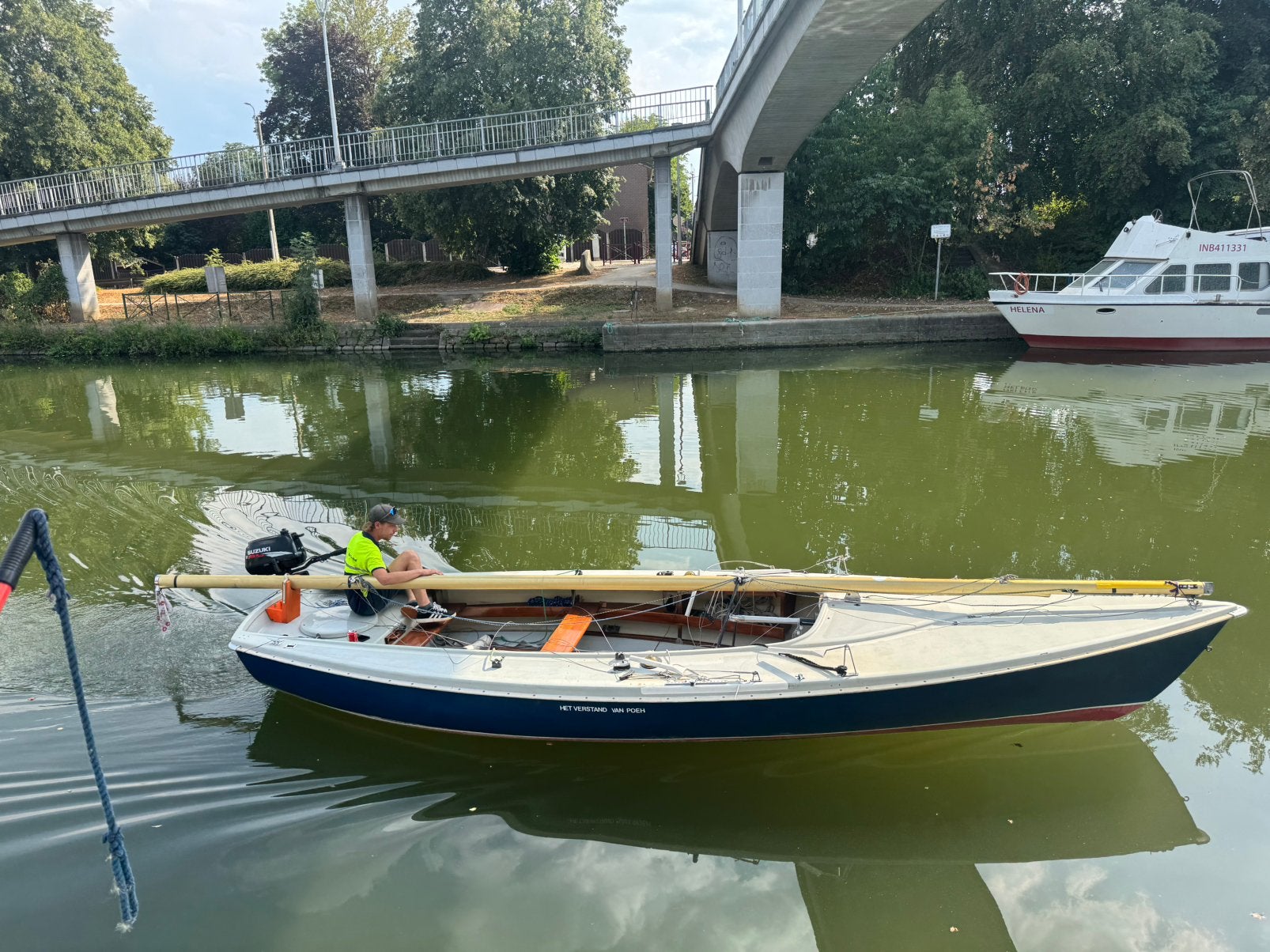zeilboot randmeer, 6 m, Enlèvement, Moteur hors-bord, Voilier ouvert