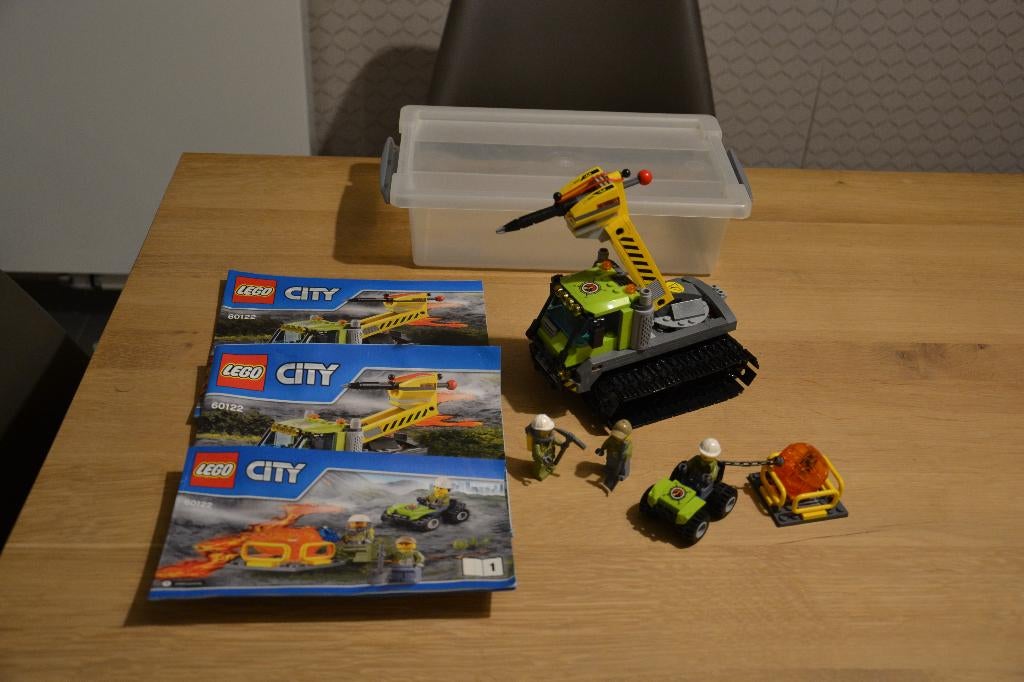 Lego City Vulkaan Crawler 60122, City, Lego, Compleet, Ophalen of Verzenden