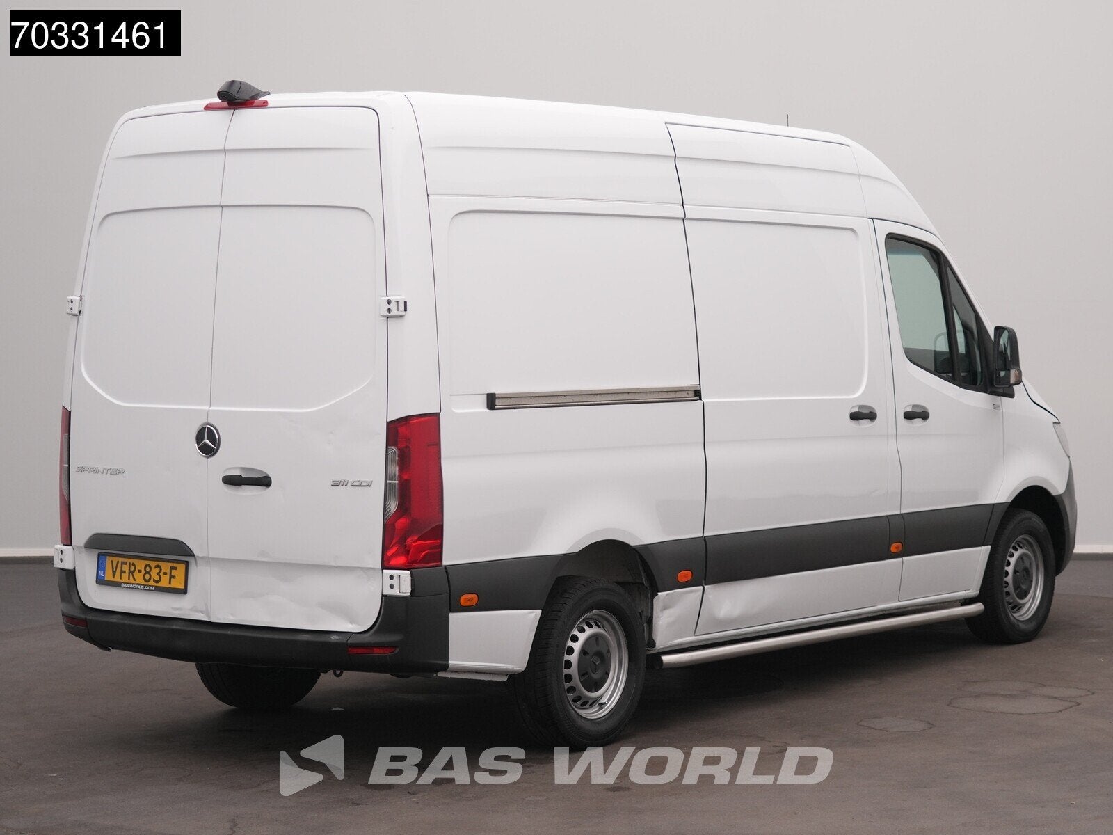 Mercedes Sprinter 311 CDI L2H2 RWD MBUX Airco Inbouw Werkpla, Auto's, Stof, 4 cilinders, 2000 kg, Wit