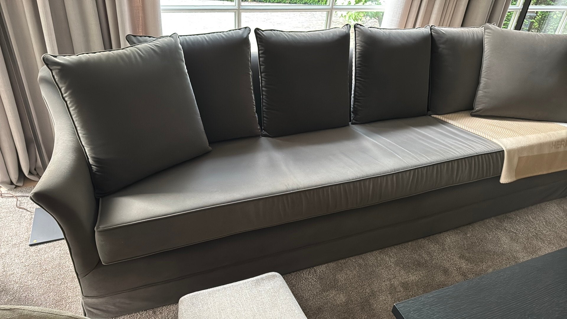 Canapé design moderne de haute qualité de 2,9 m de long, Enlèvement, Comme neuf