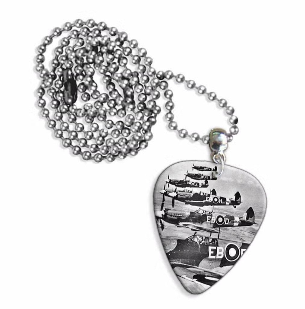 Plectrum ketting of sleutelhanger van Spitfire vliegtuigen, Verzamelen, Ophalen of Verzenden, Nieuw