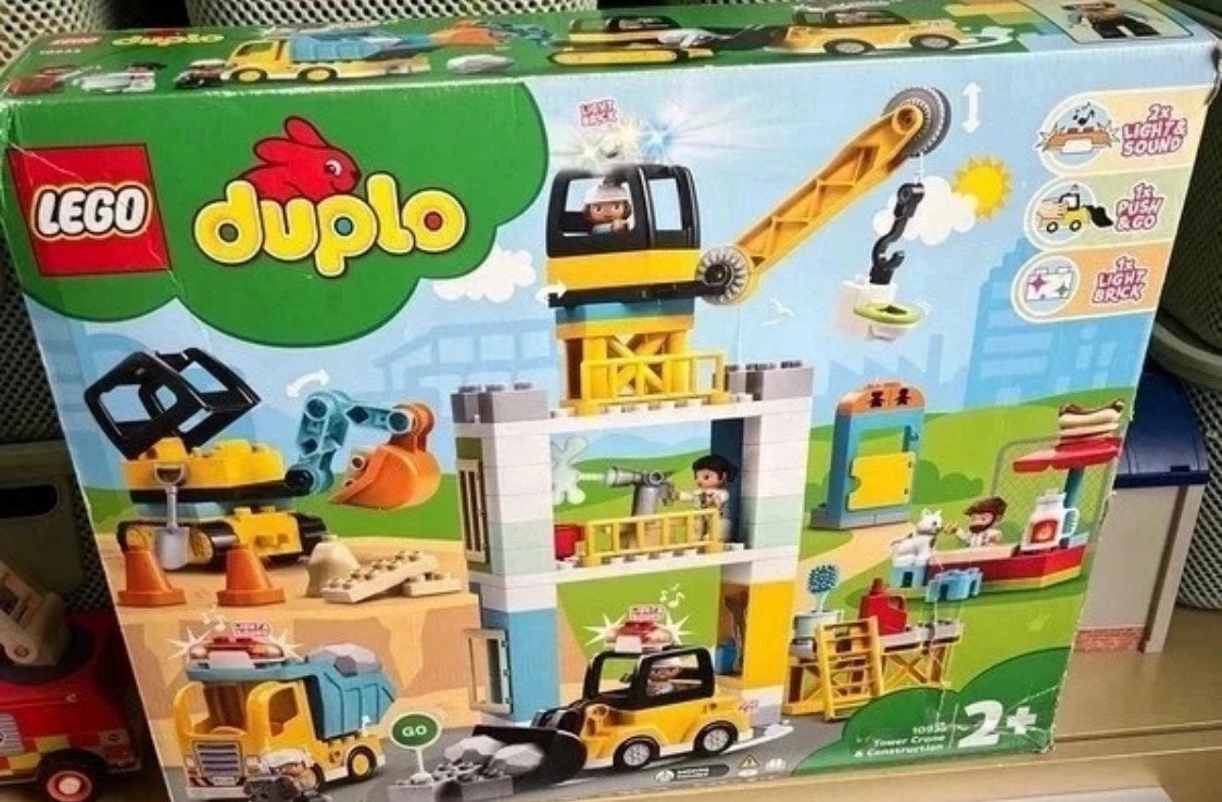 Grote Duplo constructie set, Ophalen, Zo goed als nieuw, Compleet, Duplo
