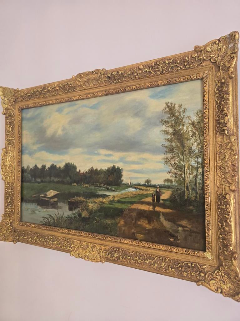 Naar Willem roelofs schilderij, Ophalen of Verzenden