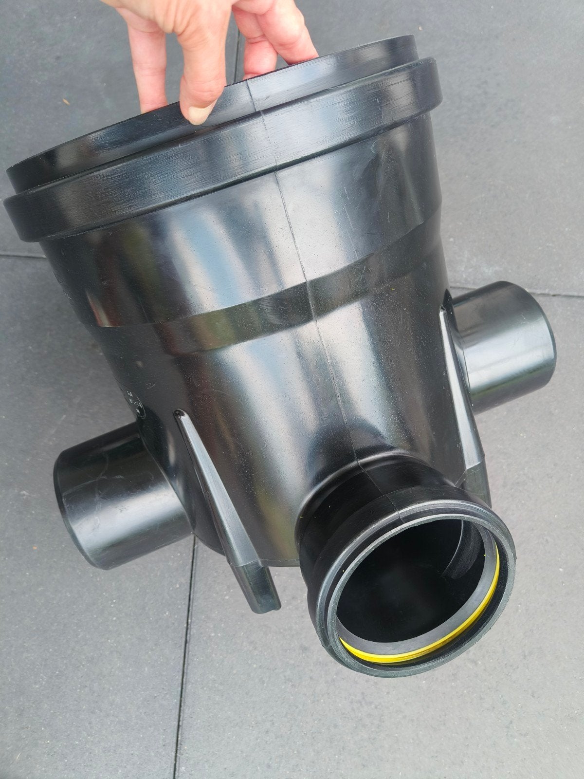 PE Nazichtput Benor 315x410mm - 4 aansluitingen, Ophalen, Nieuw, PVC, Afvoer