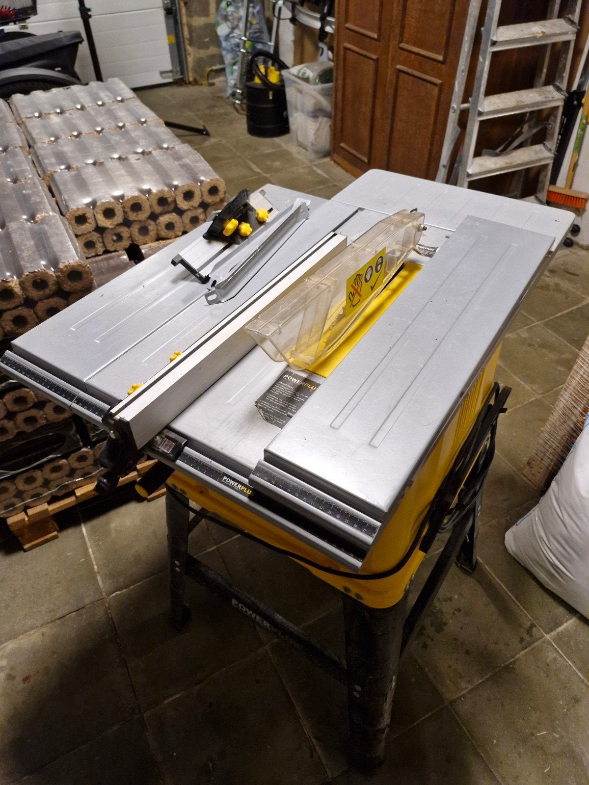 Scie table PowPlus x221, Enlèvement