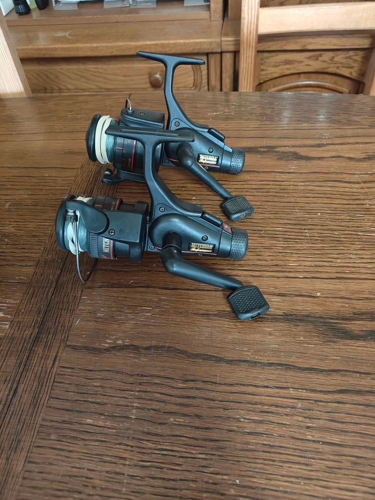 2 mooie Mitchell molens type 060 free spool, Watersport en Boten, Ophalen of Verzenden
