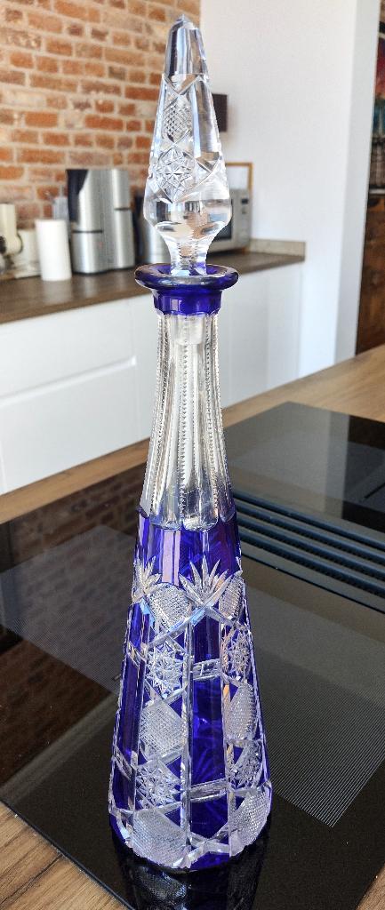 Val Saint lambert rare carafe Pyramide 1908, Enlèvement