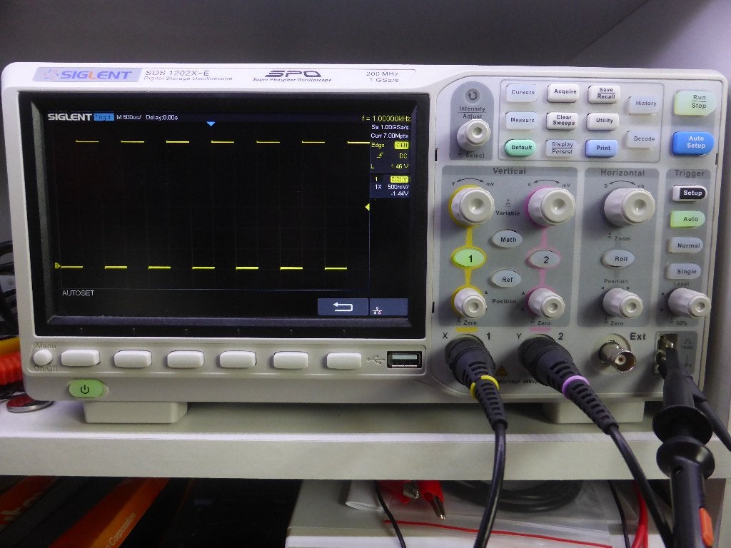 Siglent digital scope SDS 1202 X-E, Bricolage & Construction, Instruments de mesure, Enlèvement ou Envoi, Comme neuf, Autres appareils de mesure ou compteurs