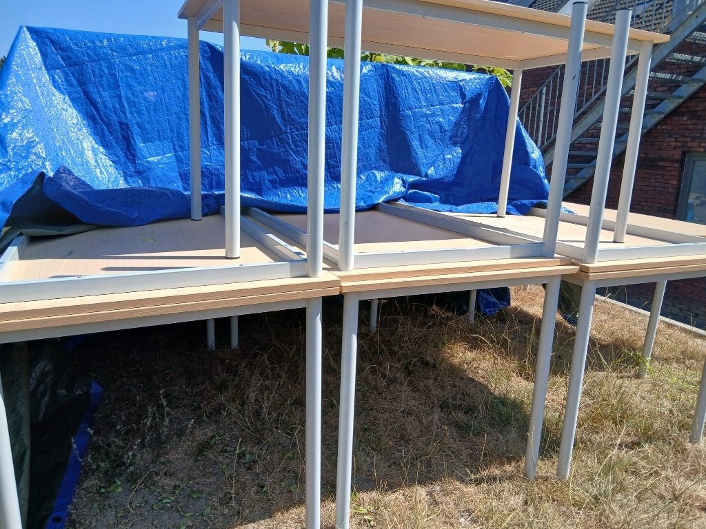 Tafels – nieuwstaat – €35/stuk, Huis en Inrichting, Bureaus, Ophalen