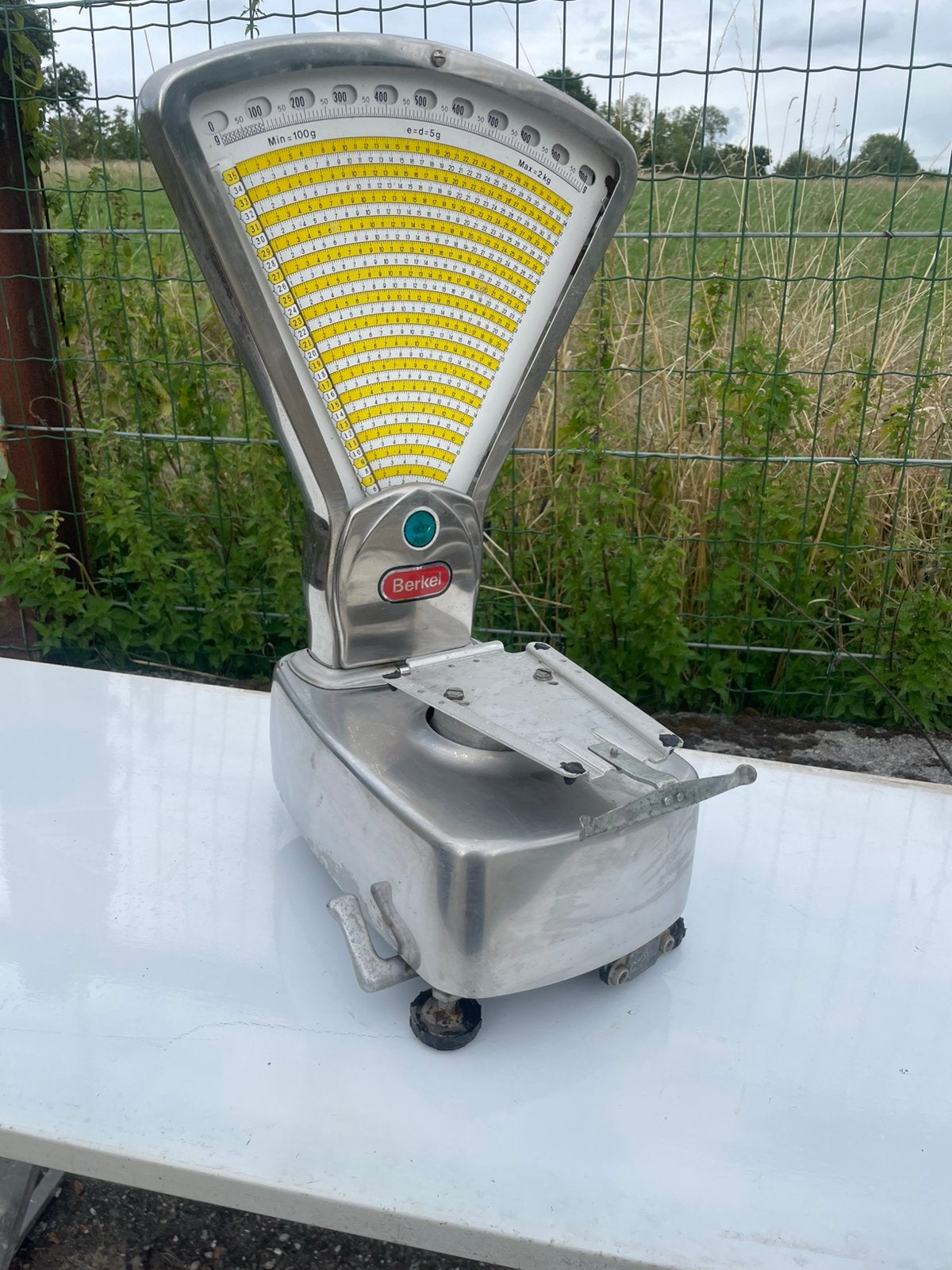 Balance berkel, Enlèvement, Utilisé